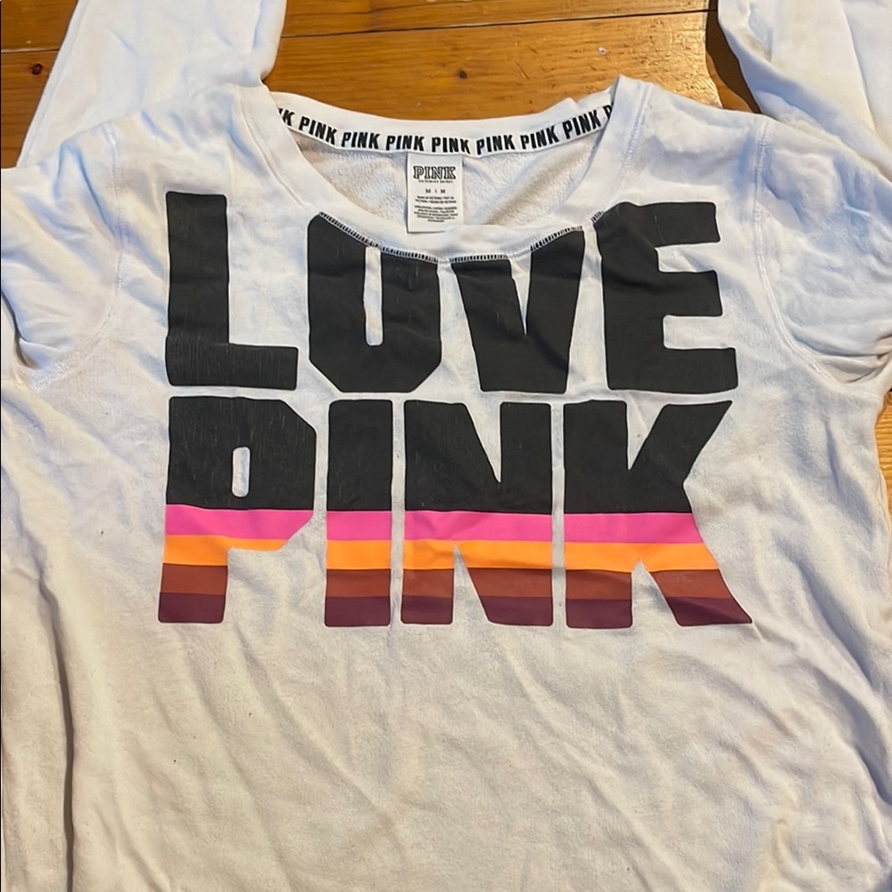 Victoria's Secret Pink Striped Shirt